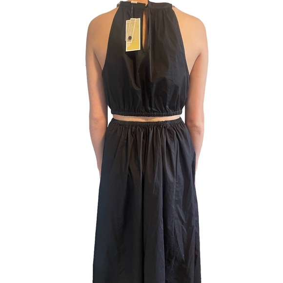 NWT Michael Kors Dress with Chain Neckline and Open Back - Picture 3 of 6